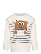 Nmmvilasse Ls Nreg Top Tops T-shirts Long-sleeved T-shirts Cream Name ...