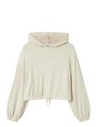 Nkfkathlin Nreg Sh Ls Top Wh Tops Sweat-shirts & Hoodies Hoodies Cream...