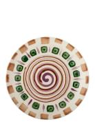 Shama Plate Home Tableware Plates Dinner Plates Multi/patterned Bloomi...