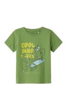 Nmmkarlton Ss Top Pb Tops T-shirts Short-sleeved Green Name It