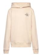 Small Monogram Hoodie Tops Sweat-shirts & Hoodies Hoodies White Calvin...