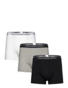 Classic Stretch Cotton Trunk 3-Pack Bokserit Black Polo Ralph Lauren