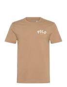 26/1 Jersey-Ssl-Tsh Tops T-shirts Short-sleeved Beige Polo Ralph Laure...
