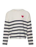 Nkfline Ls Knit Ps Noos Tops Knitwear Pullovers White Name It