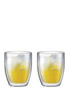 Bistro Home Tableware Glass Drinking Glass Yellow Bodum