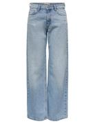 Onlsiegen Mw Wide Tai23 Dnm Moch Bottoms Jeans Wide Blue ONLY