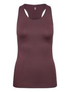 Hmltif Seamless Top Sport T-shirts & Tops Sleeveless Brown Hummel