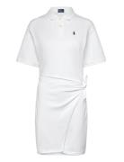 30/1S Stretch Mesh-Knt-Dresses Lyhyt Mekko White Polo Ralph Lauren