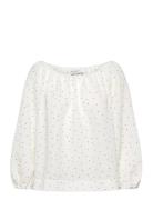 Rwkendall 3/4 Blouse Tops Blouses Long-sleeved White Rosemunde