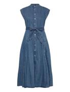 2X1 Denim-Ssl-Dad Polvipituinen Mekko Blue Polo Ralph Lauren