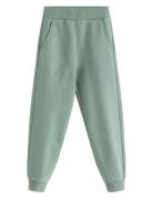 Trousers Basic Bottoms Sweatpants Green Lindex