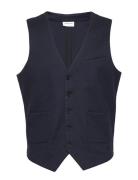 Superflex Knitted Waistcoat Puvun Liivi Blue Lindbergh