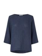 Madovinia Tops T-shirts & Tops Long-sleeved Navy Masai