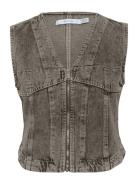 Gzjosie Waistcoat Tops T-shirts & Tops Sleeveless Grey Gestuz