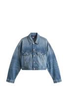 Tommy Girl Ovsz Crp Trucker Jkt Farkkutakki Denimtakki Blue Tommy Jean...