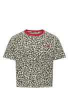 Koganna Life Ss Leo Top Cs Jrs Tops T-shirts & Tops Short-sleeved Mult...