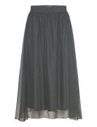 sz Skirt Polvipituinen Hame Grey Saint Tropez