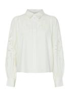 Yaszimia Ls Shirt S. Noos Tops Shirts Long-sleeved White YAS