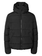 Slhlance Heavy Puffer Jacket Vuorillinen Takki Topattu Takki Black Sel...