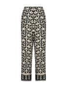 Sc-Sandra Bottoms Trousers Straight Leg Multi/patterned Soyaconcept