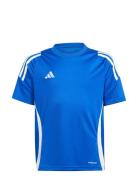 Tiro24 Jsyy Sport T-shirts Short-sleeved Blue Adidas Performance