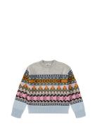 Gerda Tops Knitwear Pullovers Grey Molo