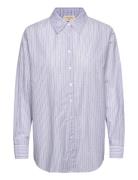 Shirt Tops Shirts Long-sleeved Blue FREE/QUENT