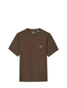 Cotton Jersey Frode Logo Tee Fav Tops T-shirts Short-sleeved Brown Mad...
