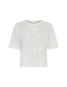 Mschluri 2/4 Pullover Tops Knitwear Jumpers White MSCH Copenhagen