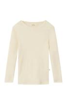 Nmnnalu Rib Wo/Mo Ls Slim Top Lil Tops T-shirts Long-sleeved T-shirts ...