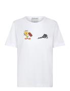 Lacin Tops T-shirts & Tops Short-sleeved White Munthe