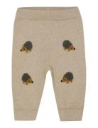 Pants Knit Bottoms Sweatpants Beige Minymo