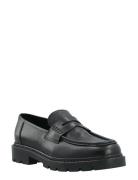 Biajeff Penny Loafer Texas Tumbled Loaferit Matalat Kengät Black Bianc...