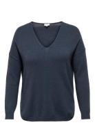 Carmargareta Ls Pullover Knt Noos Tops Knitwear Jumpers Navy ONLY Carm...