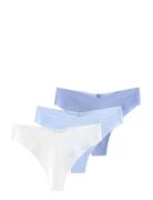 Brief Inv Thong Reg High Cu Stringit Alusvaatteet Blue Lindex