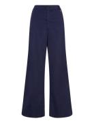 Mmvincent Setta Pant Bottoms Trousers Wide Leg Brown MOS MOSH