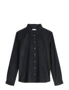Shirts/Blouses Long Sleeve Tops Shirts Long-sleeved Navy Marc O'Polo