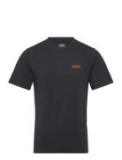 B.intl Small Logo Tee Designers T-shirts Short-sleeved Navy Barbour