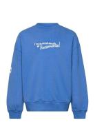 Tnpelle Os Sweatshirt Tops Sweat-shirts & Hoodies Sweat-shirts Blue Th...