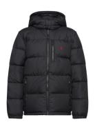 Ripstop Down Hooded Jacket Toppatakki Black Ralph Lauren Kids