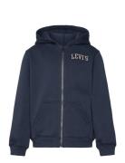 Zh-Full Zip Hoody Tops Sweat-shirts & Hoodies Hoodies Navy Levi's