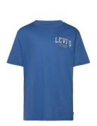 Te-S/S Tee Tops T-shirts Short-sleeved Blue Levi's