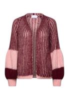 Liana Knit Cardigan Tops Knitwear Cardigans Pink Noella