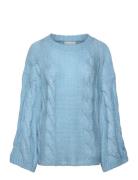 Lyza Knit Tops Knitwear Jumpers Blue Noella