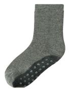 Nmmwaksi Wo/Bl Terry Sock Extra Non Skid Jarrusukat Grey Name It