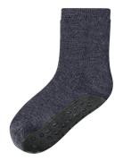 Nmmwaksi Wo/Bl Terry Sock Extra Non Skid Jarrusukat Navy Name It