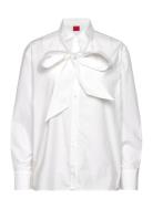 Eryss Tops Shirts Long-sleeved White HUGO