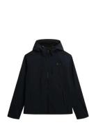 Hooded Soft Shell Trekker Jkt Vuorillinen Takki Topattu Takki Navy Sup...