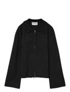 Awhanna Ls Knit Cardigan Noos Tops Knitwear Cardigans Black Vero Moda