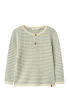 Nmmnelson Ls Knit Lil Tops Knitwear Pullovers Green Lil'Atelier